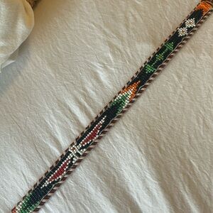 Vintage beaded belt